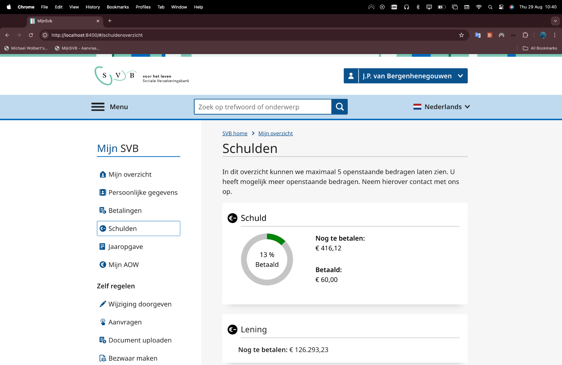 Semi-governmental Financial Self-Service Portal screenshot 5