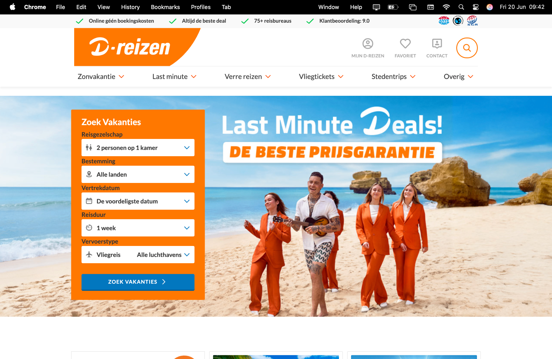 E-commerce Travel Platform screenshot 1